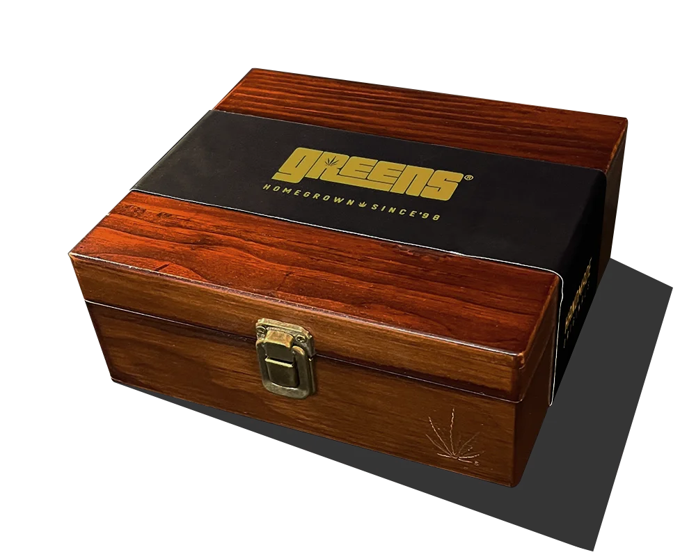 Limited Edition greens®brand Stash Box